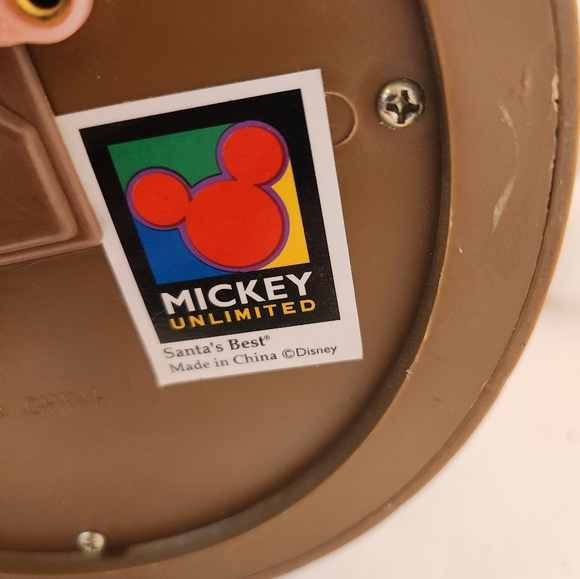 VINTAGE 1996 DISNEY UNLIMITED SANTAS BEST MICKEY MOUSE, 16" - Picture 7 of 9